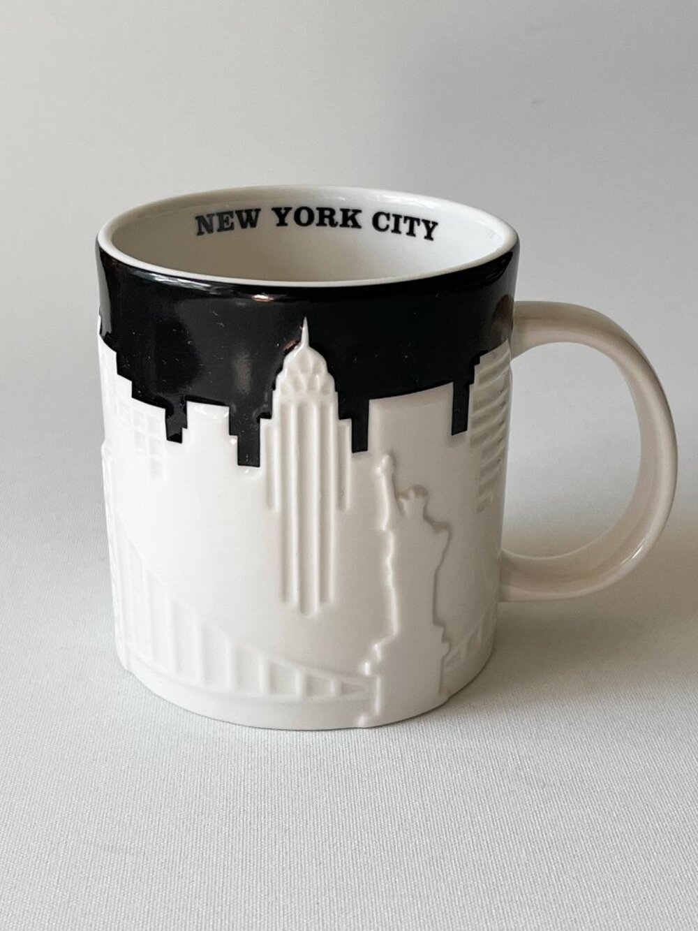 Starbucks Mug New York City 3D NYC Skyline Taxi 2012 Collector Series 16 oz